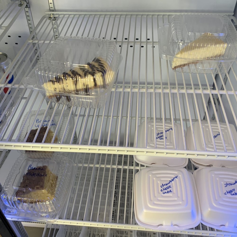 Pizza Bella - Fridge (end of the day) of homemade desserts - made by the owner Includes NY Style Cheesecake - Pizza Near Me - Jacksonville, Florida Pizza Bella - Fridge (end of the day) of homemade desserts - made by the owner Includes NY Style Cheesecake - Pizza Near Me - Jacksonville, Florida