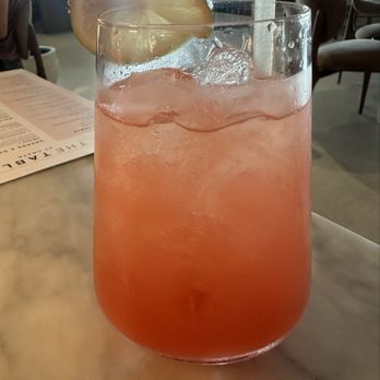 The Table at Crate - Watermelon Agua Fresca + gin - New American Near Me - Oak Brook, Illinois