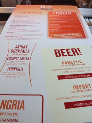 Menu photo 2 H20 Pool Bar Biloxi, MS Menu photo 2 H20 Pool Bar Biloxi, MS