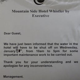 2nd consecutive day of water shut off 2nd consecutive day of water shut off