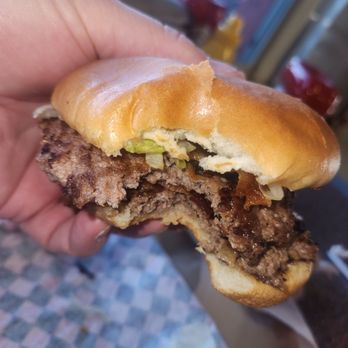 Happy's Hamburgers - One bite In - Burgers Near Me - Scottsdale, Arizona