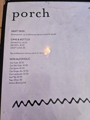 Menu photo 6 Porch Mountain Brook, AL