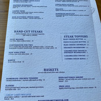 Boone's Prime Time Pub - Menu - Burgers Near Me - Suttons Bay, Michigan Boone's Prime Time Pub - Menu - Burgers Near Me - Suttons Bay, Michigan