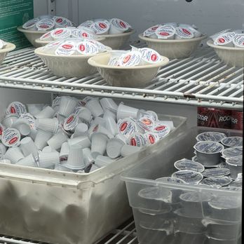 Craylee's - Creamers  I love that there's a whole refrigerator full of creamers - Breakfast & Brunch Near Me - Utica, New York