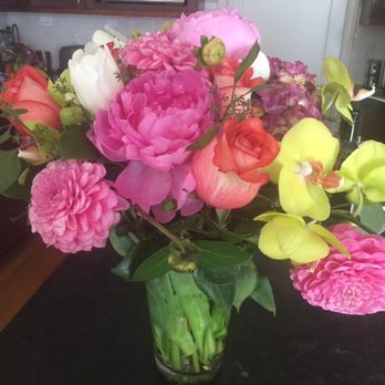 Blooming Vase - Beautiful arrangement for my sister-in-law who just had a baby! - Florists Near Me - Burlingame, California