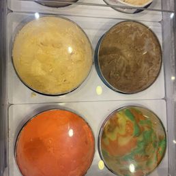 Slushy ice cream