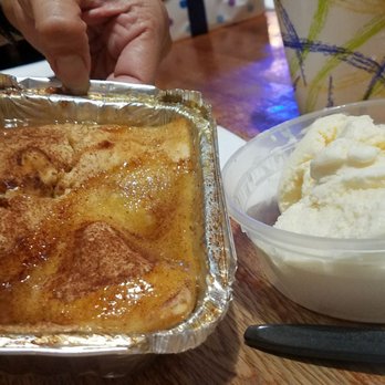 Darrow's New Orleans Grill - Peach cobbler with ice cream side - Cajun/Creole Near Me - Carson, California Darrow's New Orleans Grill - Peach cobbler with ice cream side - Cajun/Creole Near Me - Carson, California