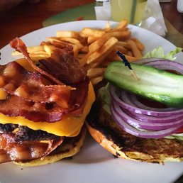 Triple Bacon Cheeseburger
