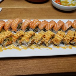 Emperor roll and Salmon lover's roll Emperor roll and Salmon lover's roll