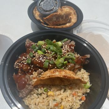 Fry House - Rice was really good as was the sauce on the beef - Fast Food Near Me - Riverside, California