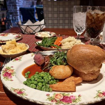 Balmoral Restaurant - Roast Leg of Lamb (it came with all the potatoes and vegetables you see in the photo)! - Scottish Near Me - St Charles, Illinois