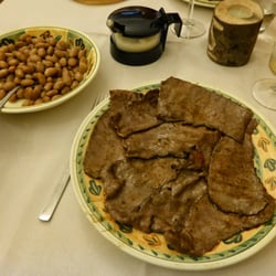Rustichel - "Carne salada" mit Bohnen