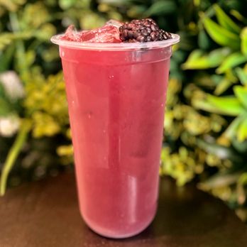 Nine Tailed Fox - Blackberry Yuzu Spritzer - Bubble Tea Near Me - Orinda, California