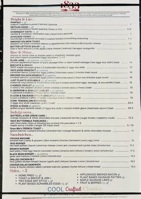Menu photo 1 1833 Oberlin, OH