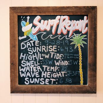 Laguna Beach House - Daily surf report chalk board - Hotels Near Me - Laguna Beach, California