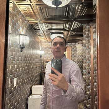 Sac's Place - The creepy bathroom - Pizza Near Me - Astoria, New York Sac's Place - The creepy bathroom - Pizza Near Me - Astoria, New York