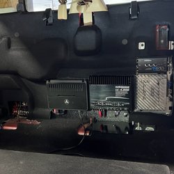 Ultimate Car Audio and Video - Dual amplifiers integrated into the factory system of a 2019 Ford F-250