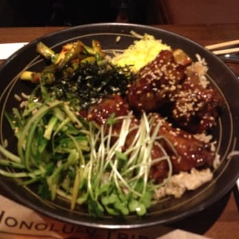 Pacific Catch - Korean BBQ ricebowl with sticky ribs - Seafood Near Me - Campbell, California Pacific Catch - Korean BBQ ricebowl with sticky ribs - Seafood Near Me - Campbell, California