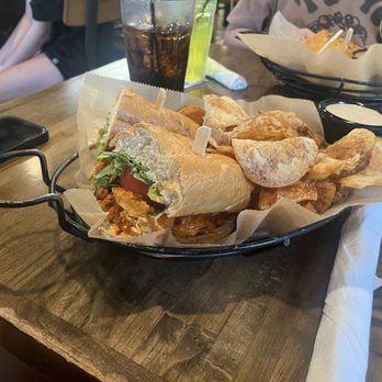 Full On Craft Eats & Drinks - Buffalo chicken sandwich - Sandwiches Near Me - Annapolis, Maryland Full On Craft Eats & Drinks - Buffalo chicken sandwich - Sandwiches Near Me - Annapolis, Maryland