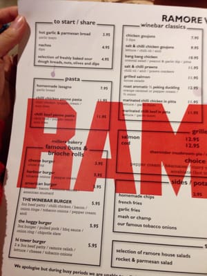 Menu photo 3 Ramore Wine Bar Portrush, CLR