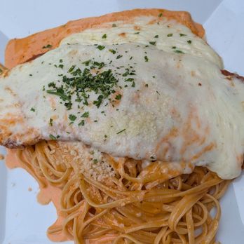 Leone's - Chicken cutlet in vodka sauce - Italian Near Me - Montclair, New Jersey Leone's - Chicken cutlet in vodka sauce - Italian Near Me - Montclair, New Jersey