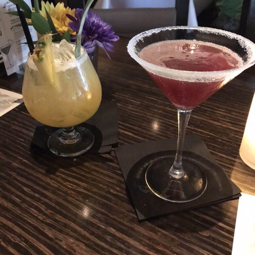 Bonefish Grill - Coral Reef Punch and Blueberry Lemon Drop Martini - Seafood Near Me - Tampa, Florida Bonefish Grill - Coral Reef Punch and Blueberry Lemon Drop Martini - Seafood Near Me - Tampa, Florida