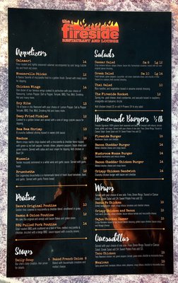 Menu photo 3 Fireside Restaurant & Lounge Sylvan Lake, AB