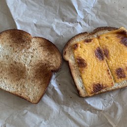 I don't know what this is. It's supposed to be grilled cheese.