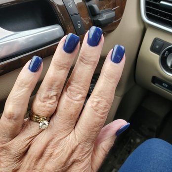 V V Nails and Spa - Custom dipped navy to match my dress - Nail Salons Near Me - Grand Rapids, Michigan V V Nails and Spa - Custom dipped navy to match my dress - Nail Salons Near Me - Grand Rapids, Michigan
