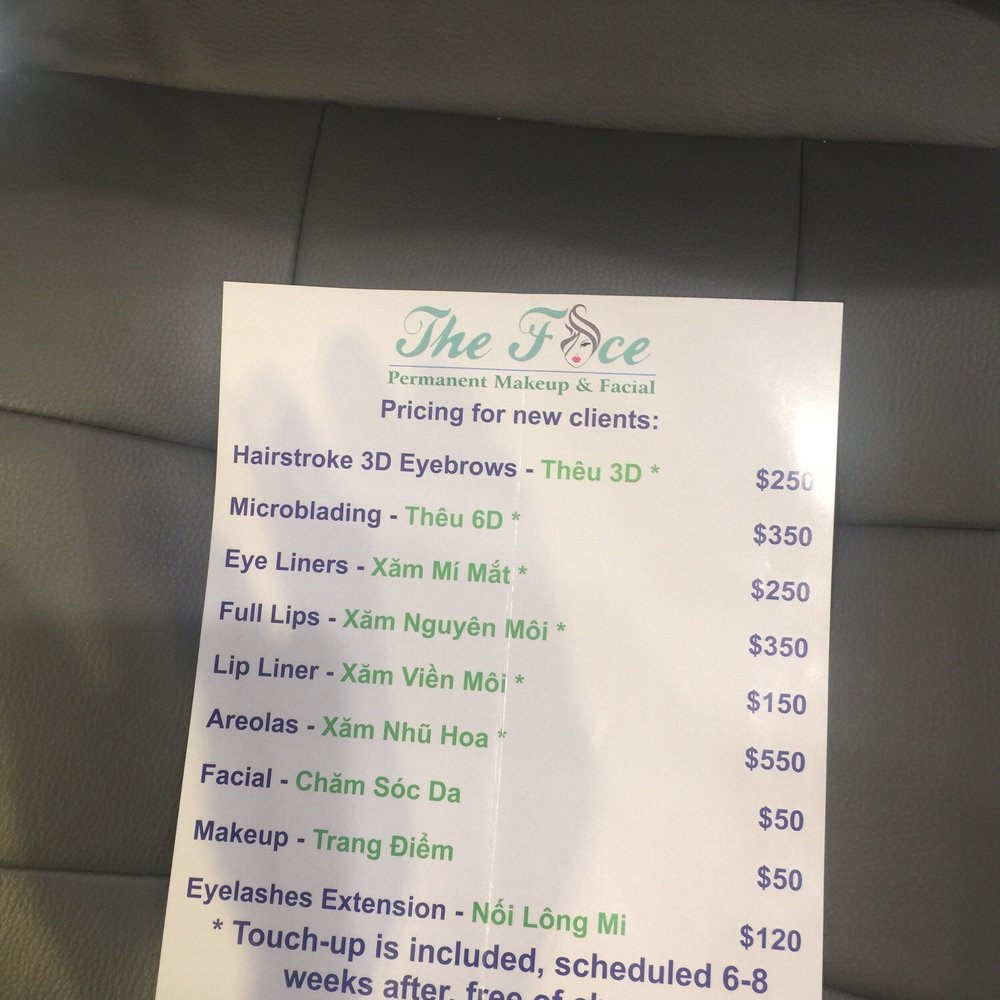 The Face Permanent Makeup & Facial - Permanent Makeup Near Me - Westminster, California The Face Permanent Makeup & Facial - Permanent Makeup Near Me - Westminster, California