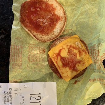 McDonald's - A cheeseburger with no burger !! - Fast Food Near Me - Macomb, Michigan McDonald's - A cheeseburger with no burger !! - Fast Food Near Me - Macomb, Michigan