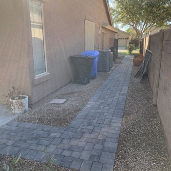 Classic Cut landscape - Paver pathway install - Landscaping Near Me