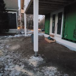 Elite Piers - Supporting a new covered porch