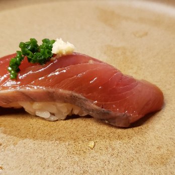 Ltd Edition Sushi - Skipjack. The chef marinated this in a garlic soy concoction at the beginning of dinner, before serving an hour later. - Sushi Bars Near Me - Seattle, Washington Ltd Edition Sushi - Skipjack. The chef marinated this in a garlic soy concoction at the beginning of dinner, before serving an hour later. - Sushi Bars Near Me - Seattle, Washington
