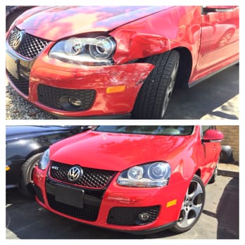Bob's Bridge Collision Center - VW GTI Before and After Repair - Body Shops Near Me - Fremont, California Bob's Bridge Collision Center - VW GTI Before and After Repair - Body Shops Near Me - Fremont, California