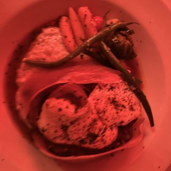 Le Fou Frog - Veal osso buco with risotto - French Near Me - Kansas City, Missouri