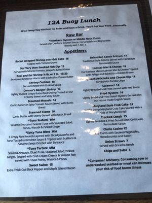 Menu photo 6 12A Buoy Fort Pierce, FL