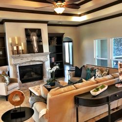Chic to Chic Furniture - Staging the entire house at the showcase home for the Parade of Homes.