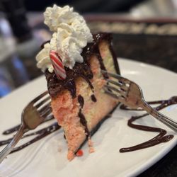 Delmonico's Italian Steak House - OMG Peppermint Cheesecake