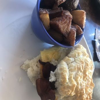 Biscuit Head - Bacon egg and cheese biscuit with side of home fries - Bakeries Near Me - Asheville, North Carolina Biscuit Head - Bacon egg and cheese biscuit with side of home fries - Bakeries Near Me - Asheville, North Carolina