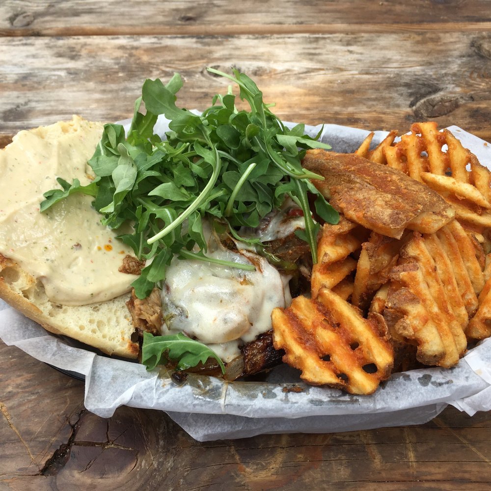 Gannett Grill - Hulahan with waffle chips - Pizza Near Me - Lander, Wyoming