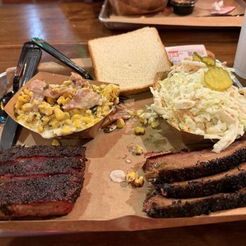 The Original Roy Hutchins Barbeque - Lean brisket, pork ribs, elote corn and Cole slaw. - Barbeque Near Me - Arlington, Texas The Original Roy Hutchins Barbeque - Lean brisket, pork ribs, elote corn and Cole slaw. - Barbeque Near Me - Arlington, Texas