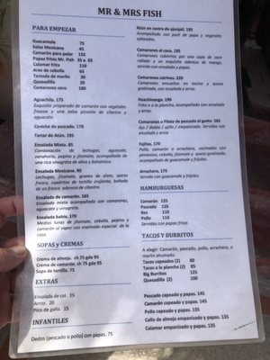 Menu photo 6 Mr. & Mrs. Fish Bucerias, NAY