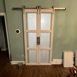Mr. Honey-Do - Installed barn style doors for closet.