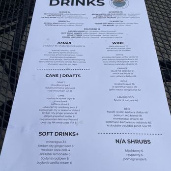 Sunny Hill - Drink menu - Pizza Near Me - Seattle, Washington