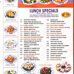 Beijing - Lunch Specials