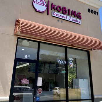 Kobing Dessert Studio - 08.06.23 signage - Desserts Near Me - Citrus Heights, California