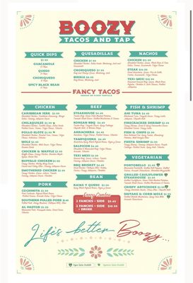 Menu photo 8 Boozy Tacos and Tap El Paso, TX