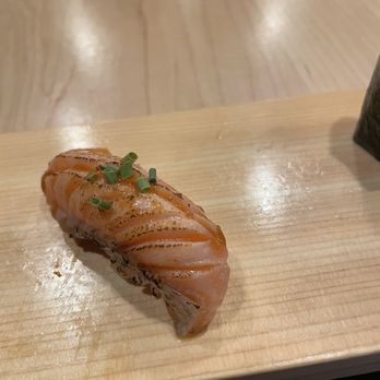 Naminohana - Salmon nigiri - Sushi Bars Near Me - Dallas, Texas Naminohana - Salmon nigiri - Sushi Bars Near Me - Dallas, Texas