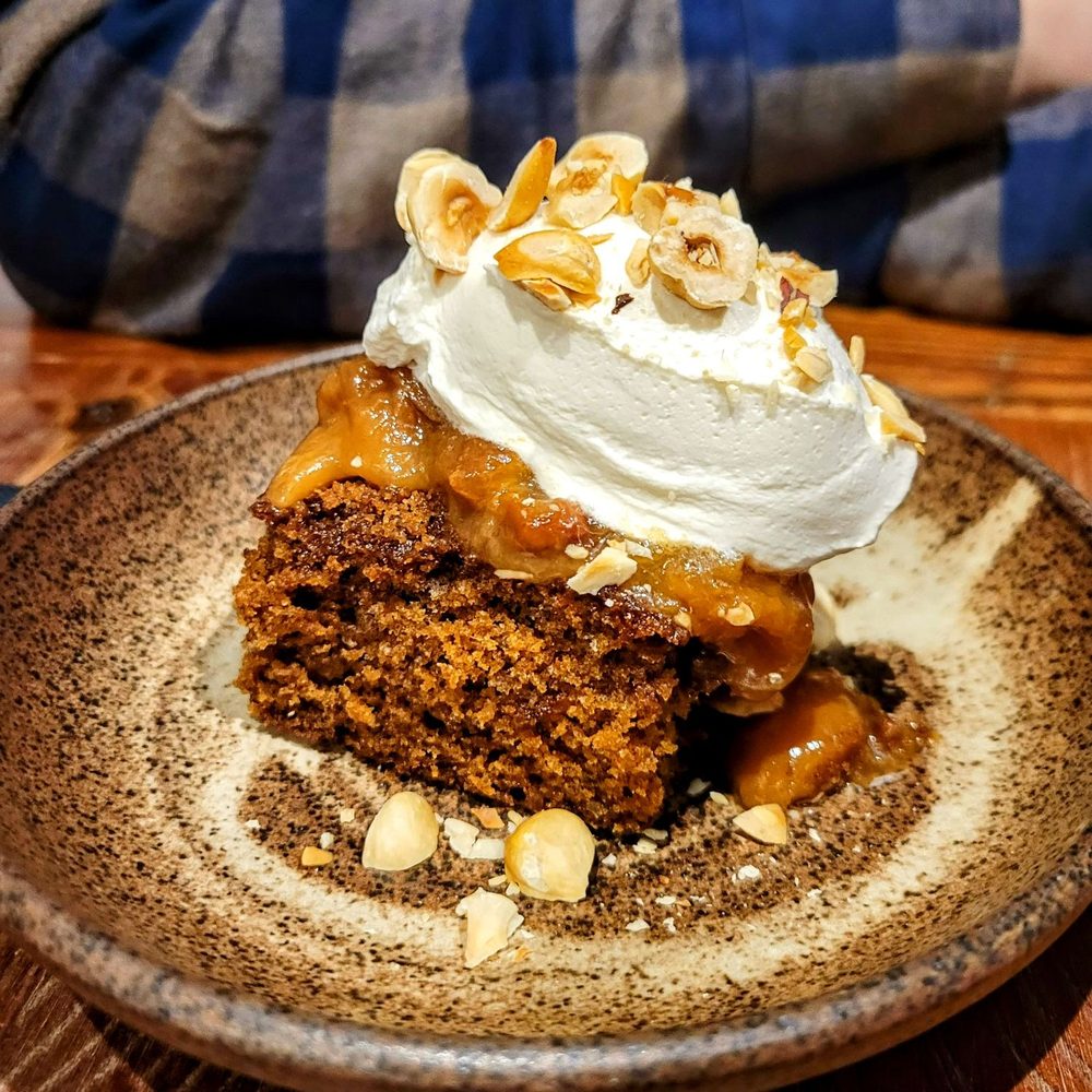 Foraged. A Hyper Seasonal Eatery - Preserved peach cake - New American Near Me - Baltimore, Maryland Foraged. A Hyper Seasonal Eatery - Preserved peach cake - New American Near Me - Baltimore, Maryland